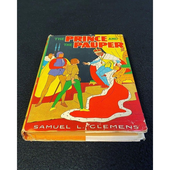 The Prince and the Pauper By Samuel L. Clemens Goldsmith Publishing Co VTG HC - Picture 5 of 16